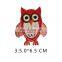 Custom Iron On Cartoon Owl Collection Embroidered Patches