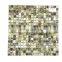 15x15 chip size bathroom wall decoration blue green swimming pool square glass mosaics tile H415007