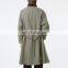 New Fashion Styles OEM Logo  Winter Micro Polar Fleece Jacket With Hooded  Men's Long Jacket