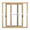 Wooden Color Windows Double Glazed Window