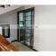 2 Track Aluminum Glass Sliding Door With Mesh