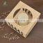 Creative and elegant wood scented candle lampshade retro bamboo hollow candle table  or wall using electronic candles