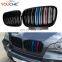 ABS Gloss M Color 2-slat Front Bumper Grille Mesh for BMW X5 X6 E70 E71 2007-2014