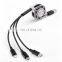Multiple Charging 3 In 1 8pin Type C Micro Usb Cable