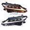 Maictop New lexu style Three Eye Headlights H4 H7 car LED Refit Headlight for Camry 2018 Front Light