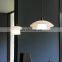 Nordic industrial wrought iron White led hanging lamp home decor indoor lighting modern minimalist pendant light