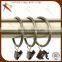 Window curtain ring clips metal curtain drapery ring clips