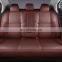 100% fitment interior decorative wine red Deluxe Version Imitation fiber leather custom 7 seater car seat cover