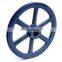 OEM sand casting 65-45-12 ductile cast iron fly wheel