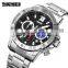 9235 customization logo watch for men big face stainless steel heavy strap luxury watch waterproof wristwatch male