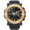 Men Luxury Watch High Quality Stainless Steel Case Silicone Strap Big Face Sport Waterproof Custom Logo Mens Chronograph Watch
