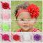 many colors children chiffon flower hairband wave handwork hair accessory MY-AC0009