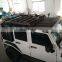Auto Parts Exterior Accessories Roof Luggage Rack with/without lights with ladder For jeep wranler JL 2018-2020