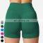 Quick Dry V Waist Scrunch Butt Biker Shorts Custom Logo Running Sports Pants Gym Fitness Leggings Women Seamless Yoga Shorts