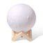 new arrival best sellers portable wireless speaker 7 Colors LED Light 3D Moon light bluetooth speaker for sleep