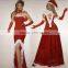 2015 New arriving Complete Costume velvet adult sexy warm christmas costume christmas party suits