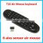 2.4G Gyroscope Factory C120 2.4G Remote Control Wireless Air Mouse For TV Box and Computer