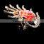 2015 resin rhinestone peacock brooch
