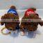 Led plush musical walk teddy dog toy with cord towing