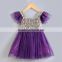 2016 New children baby girls dresses summer kid dress sequin girl party dress wholesale boutique lace tutu baby girls dresses