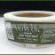Printing Custom Olive Oil Hair Treatment waterproof bright silver sticker labels