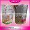 flat bottom plastic bag with zipper /pet food packaging bag