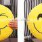 free sample Funny rabbit emoji pillow/Quality most popular stuffed rabbit toy with emoji pillow