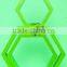 2014 Hexagonal wooden wall hanging board wall shelf