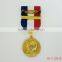 2015 newest die casting engraved medal gold silver plated swimming medal