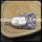 LFD-0031P ~ Amethyst & Pearl Pave Crystal Rhinestone Pendants Jewelry