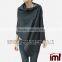 Coffee Khaki Knitted Pattern Poncho Cashmere Poncho with Button