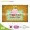 Custom 3D Happy Birthday Card