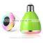 China new Multicolor led bulb bluetooth speake