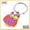 custom filled in color metal key chain with fashionable style