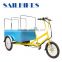 flexible flatbed 3 wheel tricycle for cargo