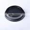 High-quality 80mm black plastic lid with button for coffee cups or Hot cup lids