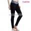 High Quality Print Waistband Black Slimming Leggings Yoga Pants