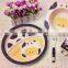 Eco-friendly Kids Dinnerware Set-Cow Design