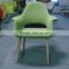 colorful stylish Replica Organic Chair with Ash Wood Legs