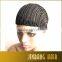 Cornrow Wig Caps For Making Wigs Adjustable Braided Wig Cap Weaving Cap For Glueless Lace Wig Making Rosa Hair Products