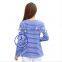 Wholesale 95 cotton 5 spandex yarn dyed maternity wear from China clothing supplier