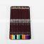 black wood color pencil ,reasonable & acceptable price wooden paint color pencil,colored pencil kits