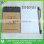 Promotional oem logo mini recycle note book