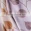 hot selling yellow leaf print curtain/print window curtains