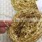 Brass copper scrubber cleaning ball