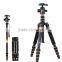 Q668 High quality 360 degree rotate camera tripod, 61'' portable compact phone stand holder digital DSLR camera tripod