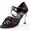 S5545 Women crystal ballroom latin salsa dance shoes cheap china guangzhou