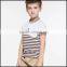 Latest Design Shirts and Fashion Cotton Fabric Boy T Shirt With Striped or Boys Fashion T Shirt