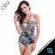 Women Sexy Tankini Halter Swimsuit Shorts Bathing Suit Set