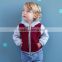 DB1546 davebella 2014 winter wholesale infant coat babi clothing chenillie jacket baby fashion outwear clothes